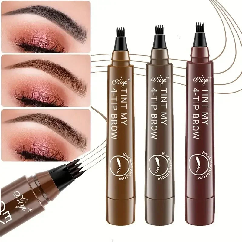 Waterproof 4 Points Long Lasting Eyebrow Pen