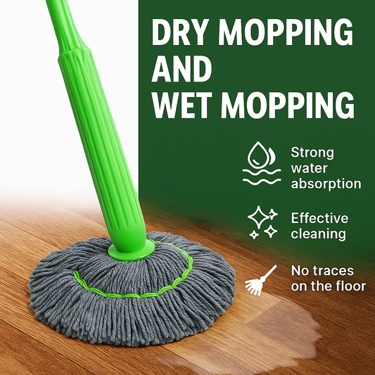 Self-twisting Water Rotating Mop