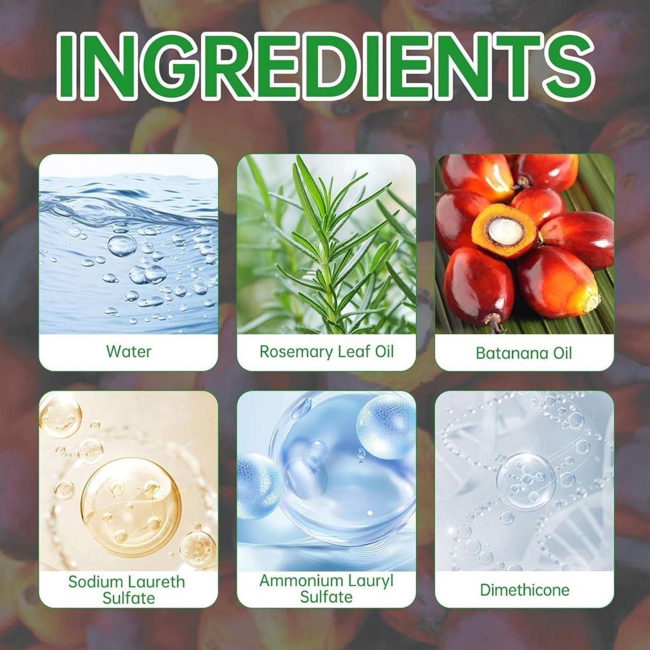 Batana Oil Shampoo for Hair Growth with Rosemary Extract 🌱✨ (100% Pure & Natural) - Buy 1 Get 1 Free🔥🔥