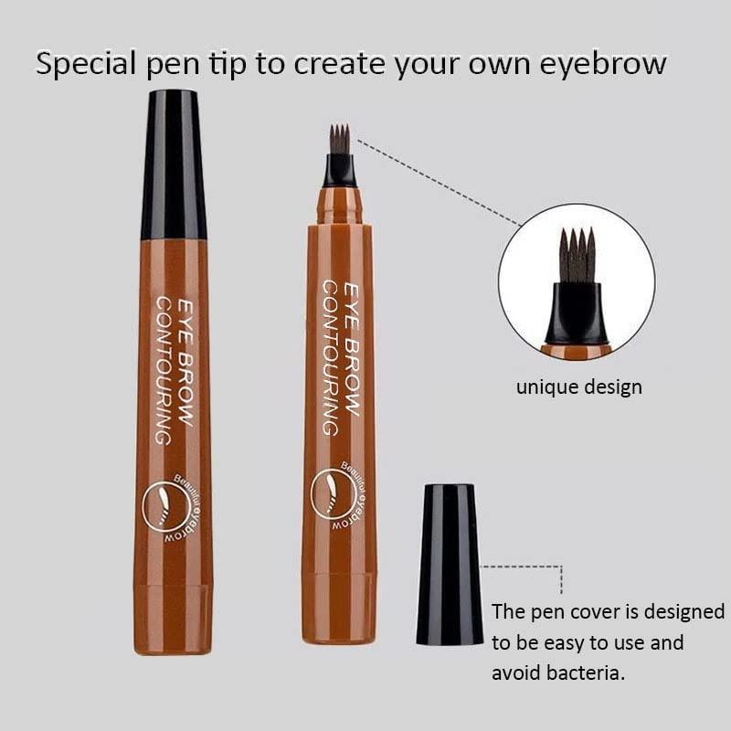 Waterproof 4 Points Long Lasting Eyebrow Pen