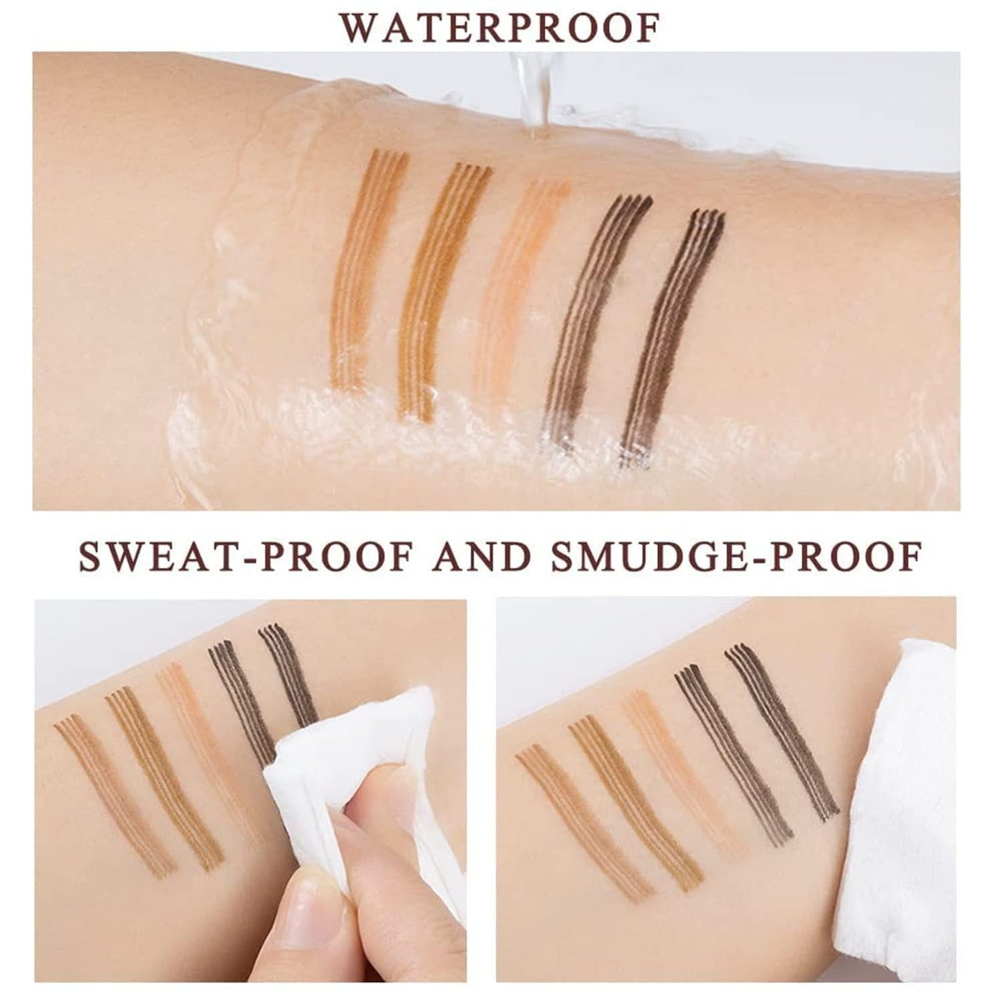 Waterproof 4 Points Long Lasting Eyebrow Pen