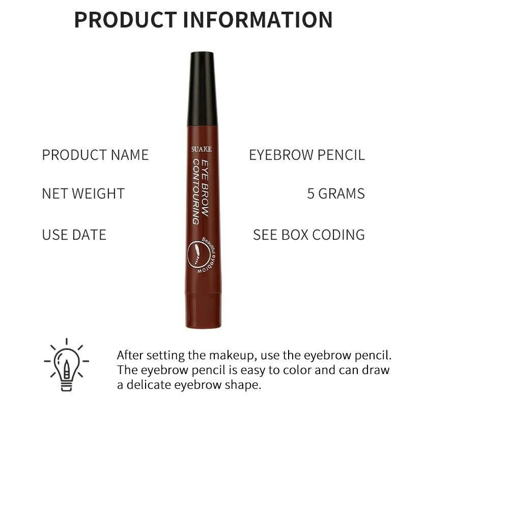Waterproof 4 Points Long Lasting Eyebrow Pen