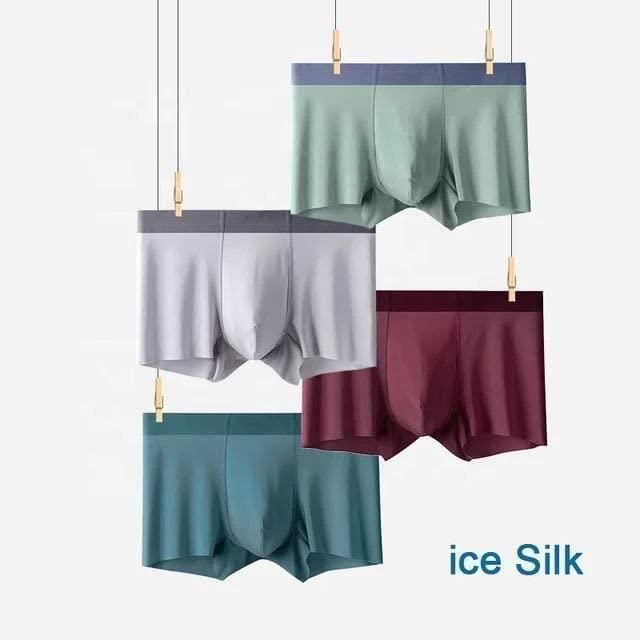 Men's Ice Silk Briefs Boxers Buy 1 Get 2 Free