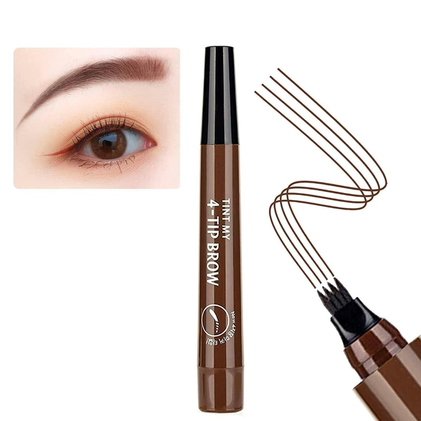 Waterproof 4 Points Long Lasting Eyebrow Pen