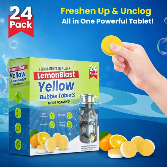 LemonBlast Yellow Bubble Tablets (24pc)