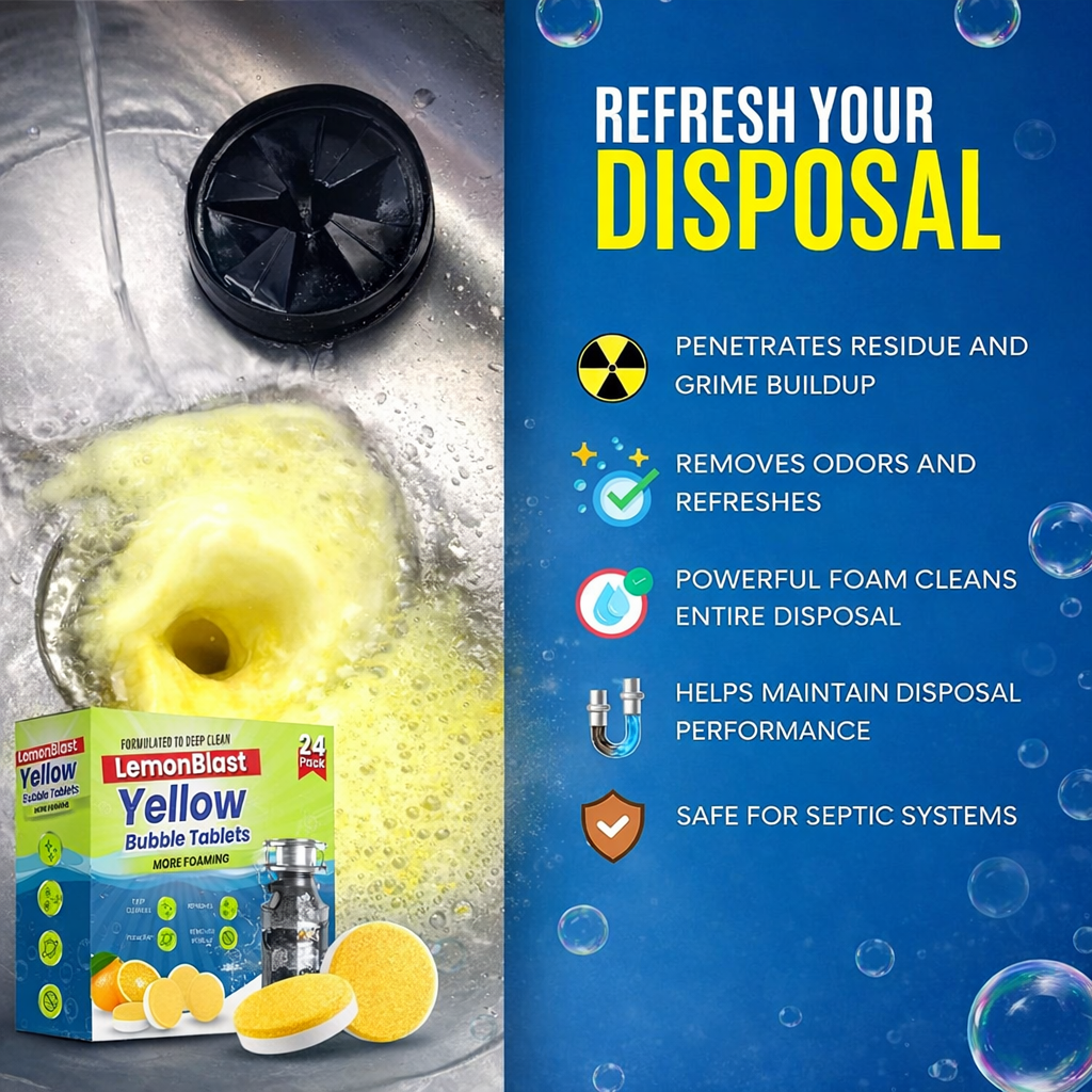 LemonBlast Yellow Bubble Tablets (24pc)