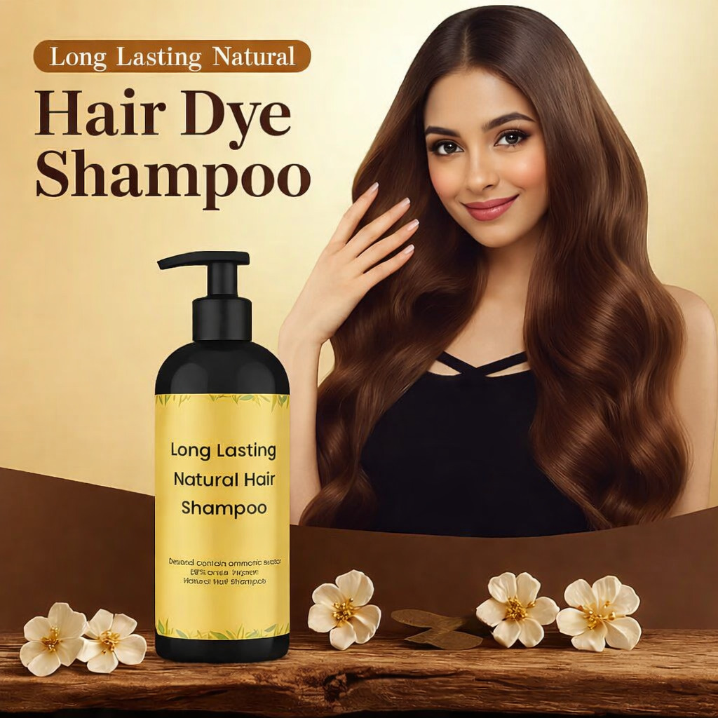 Long Lasting Natural Hair Dye Shampoo Buy 1 Get 1 Free