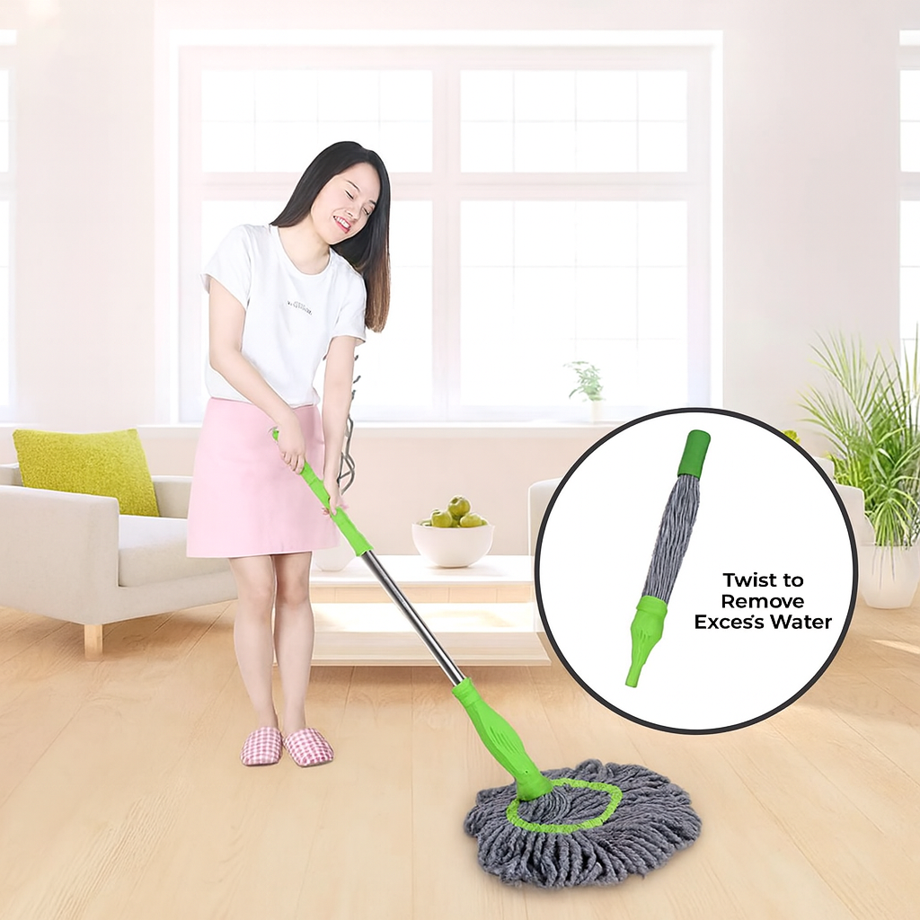 Self-twisting Water Rotating Mop